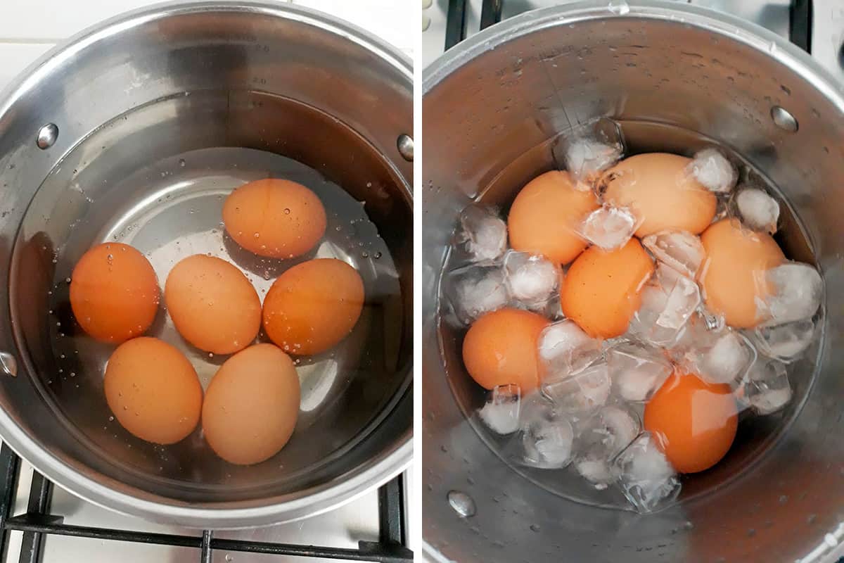 procedimiento para hacer un huevo duro perfecto 