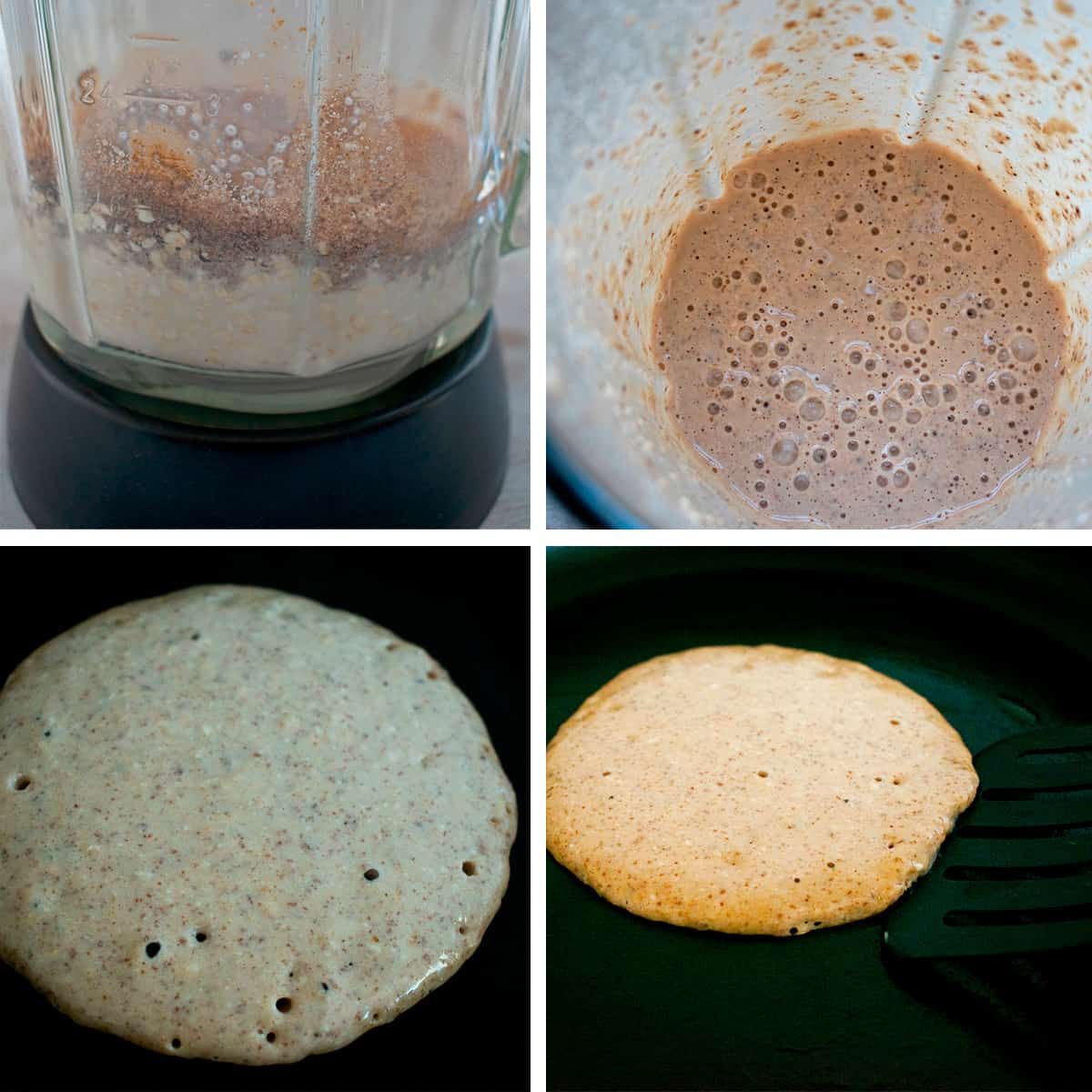 como hacer pancakes de avena paso a paso