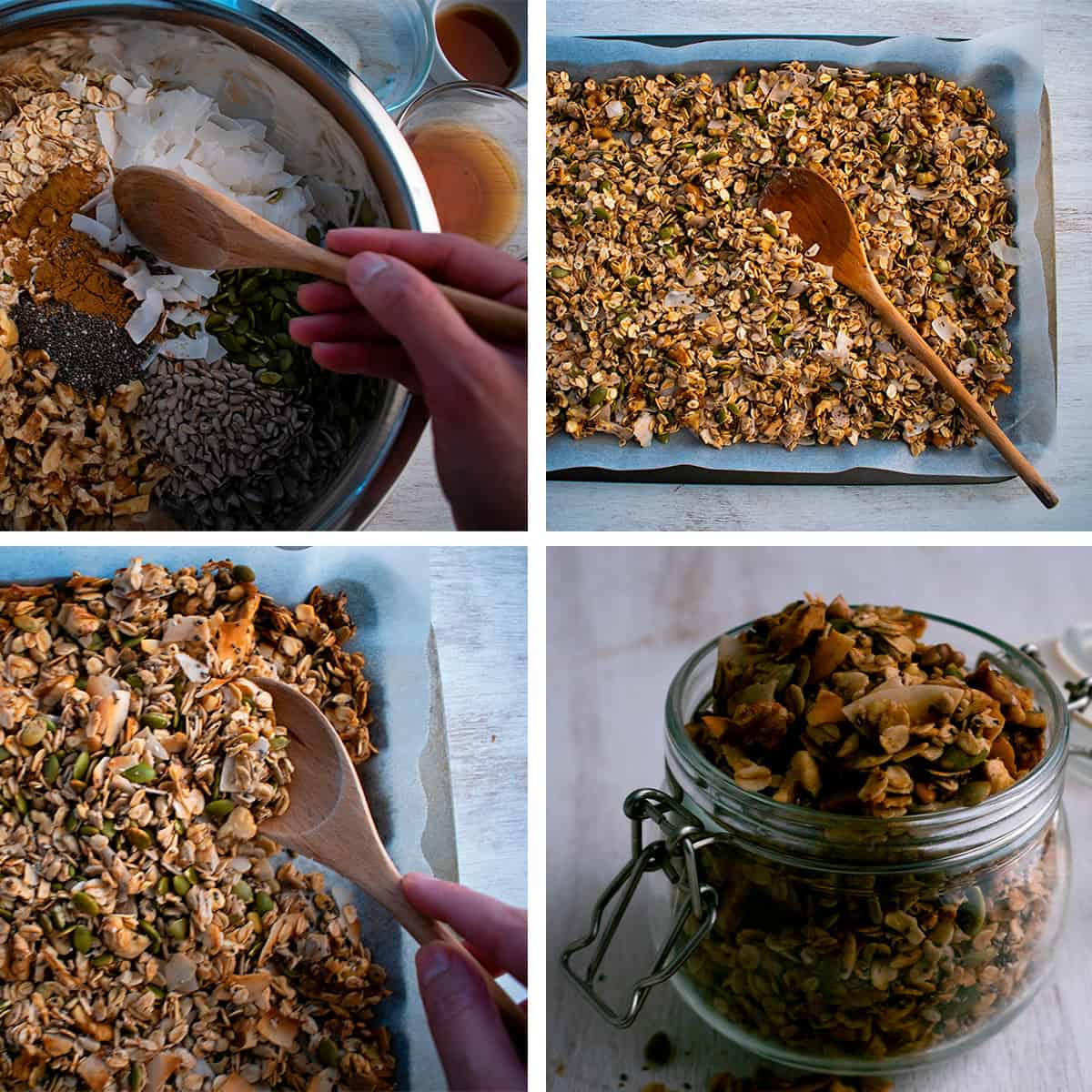 como preparar granola paso a paso