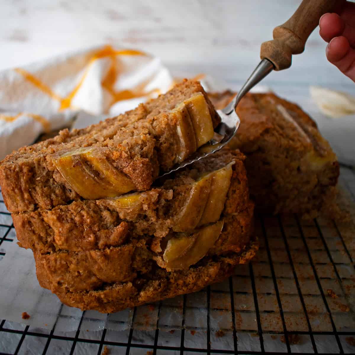 Pan de banana vegano