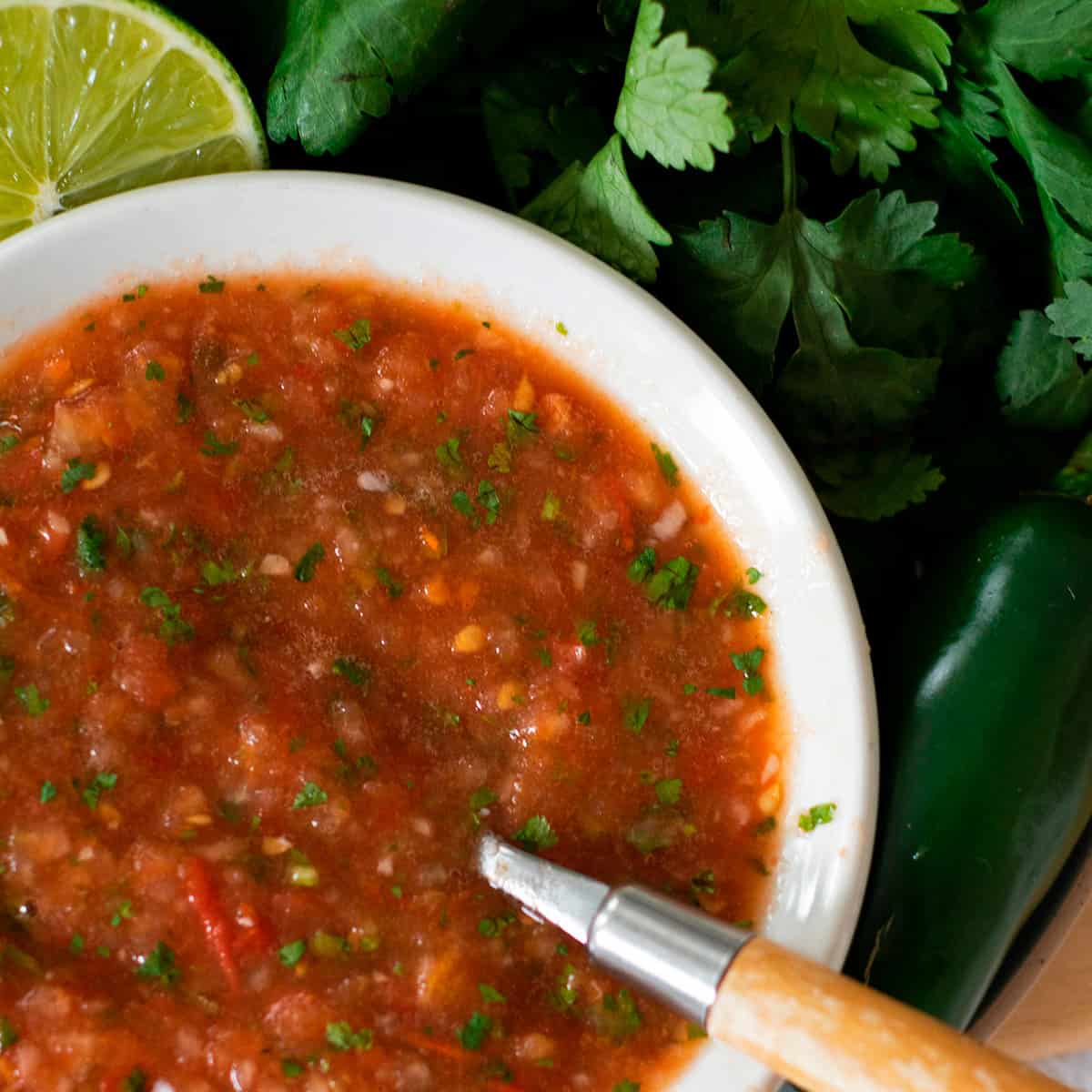 Receta de salsa fresca estilo restaurante - Natta home taste