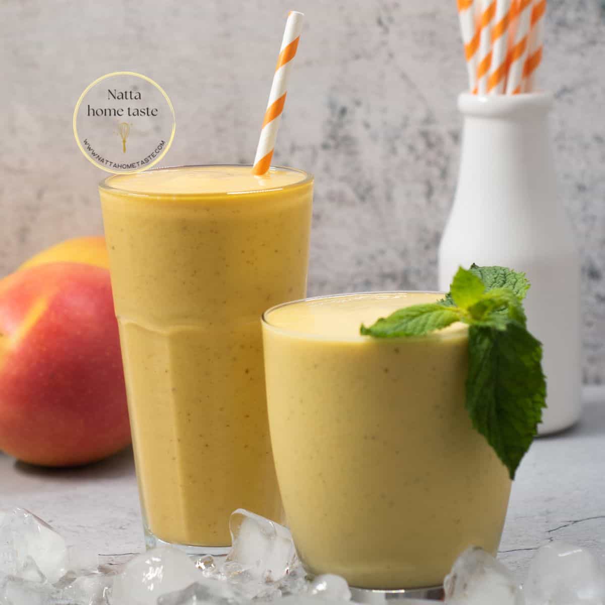 Batido de mango saludable